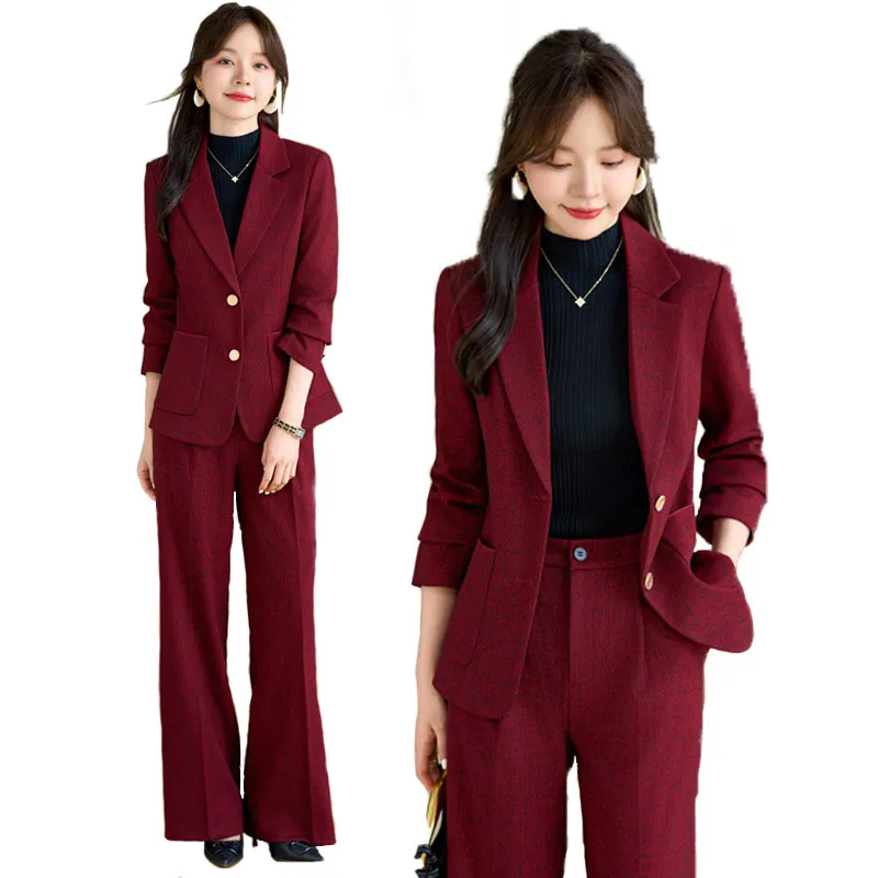Women Formal Wear Shirt And Pant - Pop High Quality Fabric Velvet Autumn