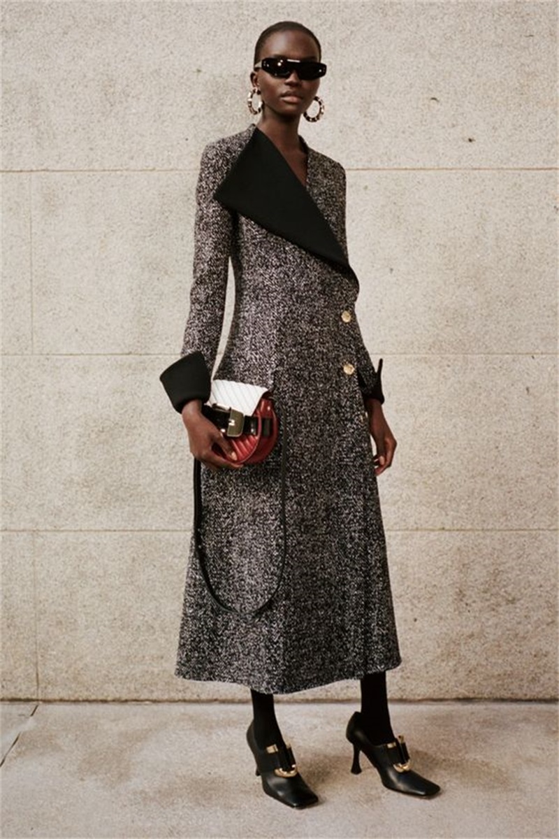 Women'S Formal Jackets To Wear With Dresses - Designer Pinstripe Long Women Overcoat Thick