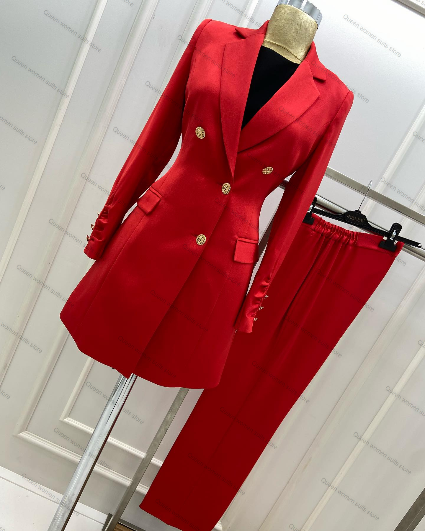 Women'S Formal Jackets To Wear With Dresses - Wedding Women Pants Suits Set 2