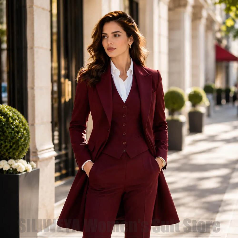 Fashion Women 3 Piece Suit Ele - Women Formal Wear Shirt And Pant review and price