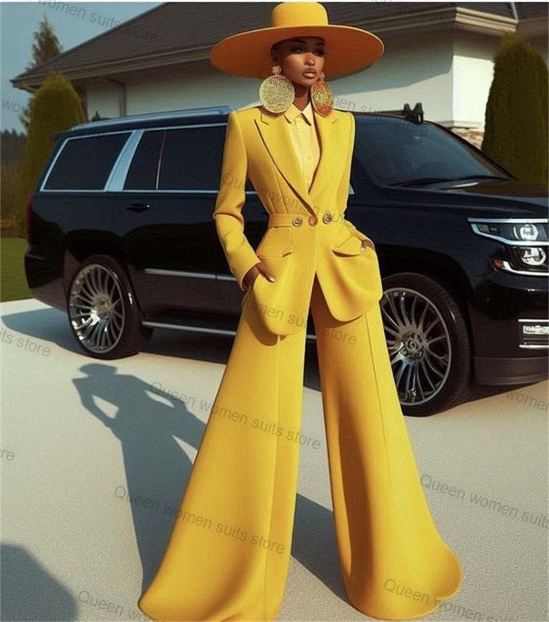 Yellow Cotton Women Suit Set 2 - Women'S Formal Jackets To Wear With Dresses review and price